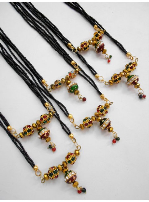 Meenakari Mangalsutra (6 Pcs)